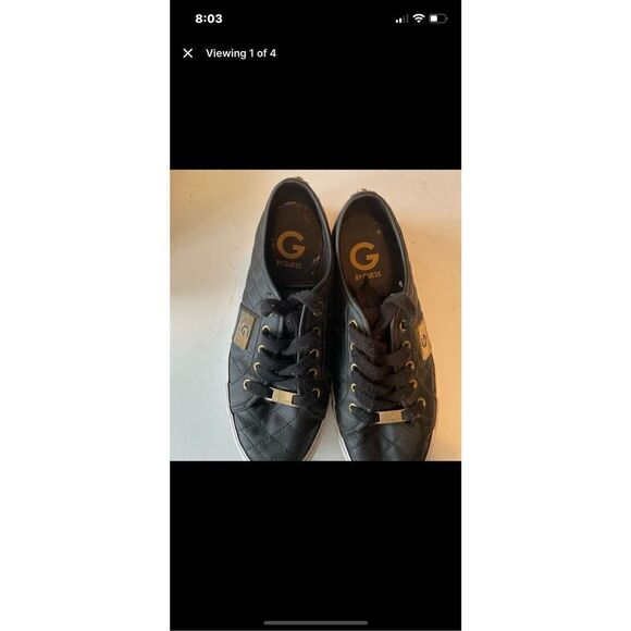 Guess Black Leather Sneakers - Picture 5 of 5
